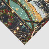 メリークリスマスの漫画の馬 薄葉紙 (詳細)