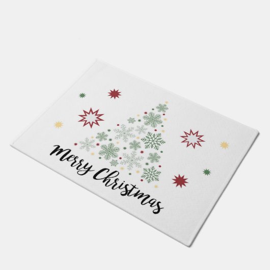 メリークリスマスの玄関マット ドアマット (アングル)