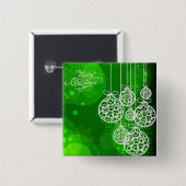 メリークリスマスの球2 缶バッジ (正面&裏面)