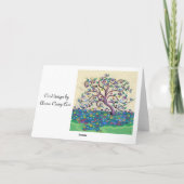 メリークリスマスの生命の樹 シーズンカード (裏面)