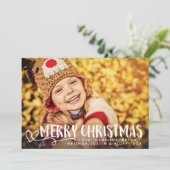 メリークリスマスの白2018休日の写真の上敷 シーズンカード (スタンド正面)