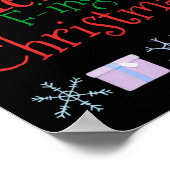 メリークリスマスの皮肉おもしろい的な現状 ポスター (角)