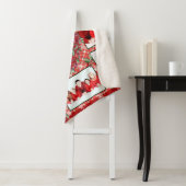 メリークリスマスの祖母の家族の写真コラージュ シェルパブランケット (インサイチュ)