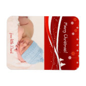 メリークリスマスの素敵なプレゼント マグネット (横)