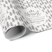 メリークリスマスの素朴な農家の休日 ラッピングペーパー (ロールコーナー)