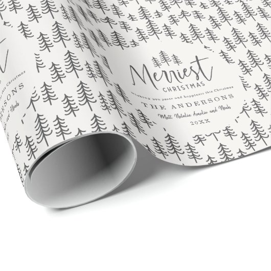 メリークリスマスの素朴な農家の休日 ラッピングペーパー (ロールコーナー)