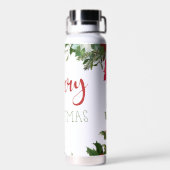 メリークリスマスの緑 ウォーターボトル (背面)