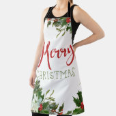 メリークリスマスの緑 エプロン (インサイチュ)