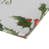 メリークリスマスの緑 カッティングボード (角)