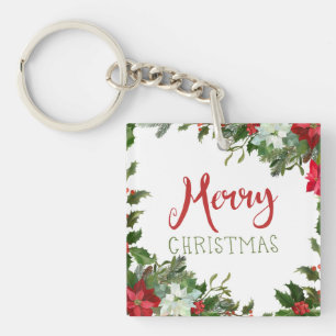 メリークリスマスの緑 キーホルダー