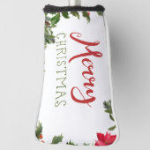 メリークリスマスの緑 ゴルフヘッドカバー (回転90)