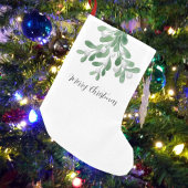 メリークリスマスの緑 スモールクリスマスストッキング