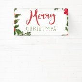 メリークリスマスの緑 横断幕 (インサイチュ)