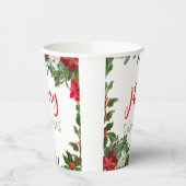 メリークリスマスの緑 紙コップ (左)