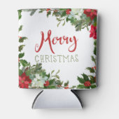 メリークリスマスの緑 缶クーラー (正面)