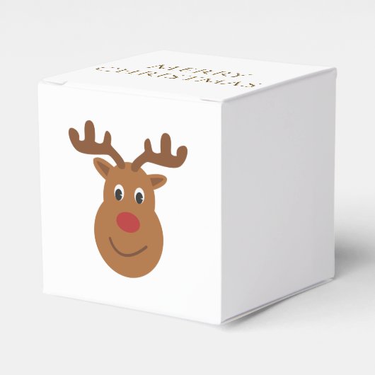 メリークリスマスの美しい箱 フェイバーボックス (正面サイド)