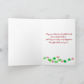 メリークリスマスの美容師のカスタム カード (内部)