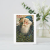 メリークリスマスの老セント・ニック・カード シーズンポストカード (スタンド正面)