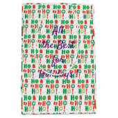 メリークリスマスの花 ミディアムペーパーバッグ (正面)