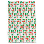 メリークリスマスの花 ミディアムペーパーバッグ (裏面)