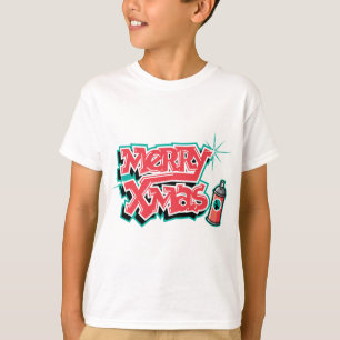 メリークリスマスの落書き Tシャツ