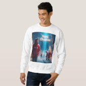 メリークリスマスの衣装 | クリスマス用のスウェットシャツ スウェットシャツ (正面フル)