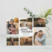 メリークリスマスの複数写真 シーズンカード (スタンド正面)