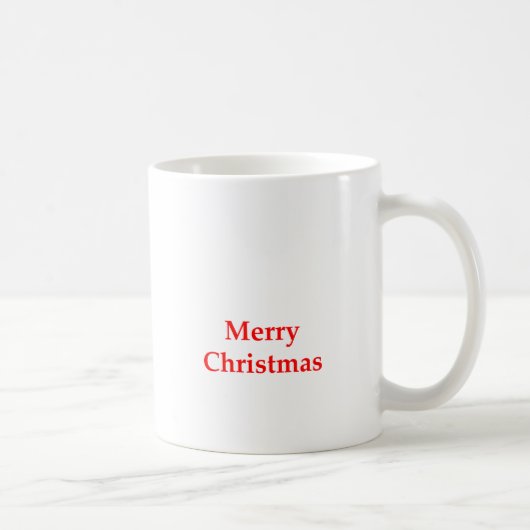 メリークリスマスの赤博物館のZazzleのギフト コーヒーマグカップ (右)