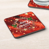 メリークリスマスの輝きとグリッター コースター (左側)