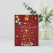 メリークリスマスの郵便はがき シーズンポストカード (スタンド正面)