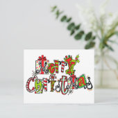 メリークリスマスの郵便はがき シーズンポストカード (スタンド正面)