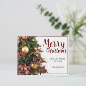 メリークリスマスの郵便はがき シーズンポストカード (スタンド正面)