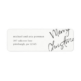 メリークリスマスの郵送ラベル ラベル