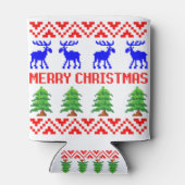 メリークリスマスの醜いセーター 缶クーラー (裏面)