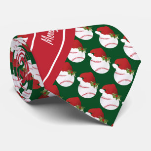 メリークリスマスの野球 ネクタイ