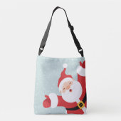 メリークリスマスの陽気なサンタ |クロスボディバッグ クロスボディバッグ (裏面)