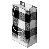 メリークリスマスの雪だるまは無料 スモールペーパーバッグ (裏面アングル)