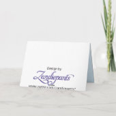 メリークリスマスの雪片カード シーズンカード (裏面)