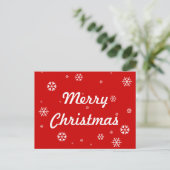 メリークリスマスの雪片 シーズンポストカード (スタンド正面)