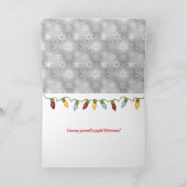 メリークリスマスの雪 カード (内部)