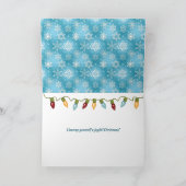 メリークリスマスの雪 カード (内部)