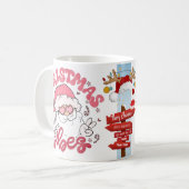 メリークリスマスの雰囲気 コーヒーマグカップ (正面左)