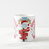 メリークリスマスの雰囲気 コーヒーマグカップ (中央)