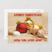 メリークリスマスの願いここにハガキ シーズンポストカード (正面/裏面)