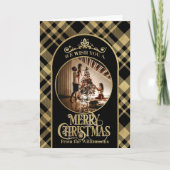 メリークリスマスの願い写真クリスマスカード シーズンカード (正面)
