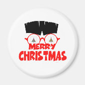 メリークリスマスの風俗冷凍機磁石 マグネット (正面)