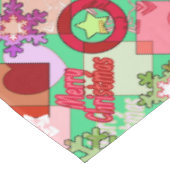 メリークリスマスの飾り テーブルクロス (アングル)