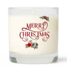 メリークリスマスの香りのびんろうそく