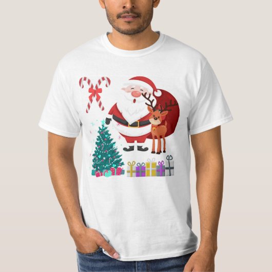 メリークリスマスの魔法" Tシャツ (正面)