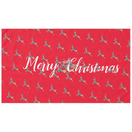 メリークリスマスの鹿の舞い テーブルクロス